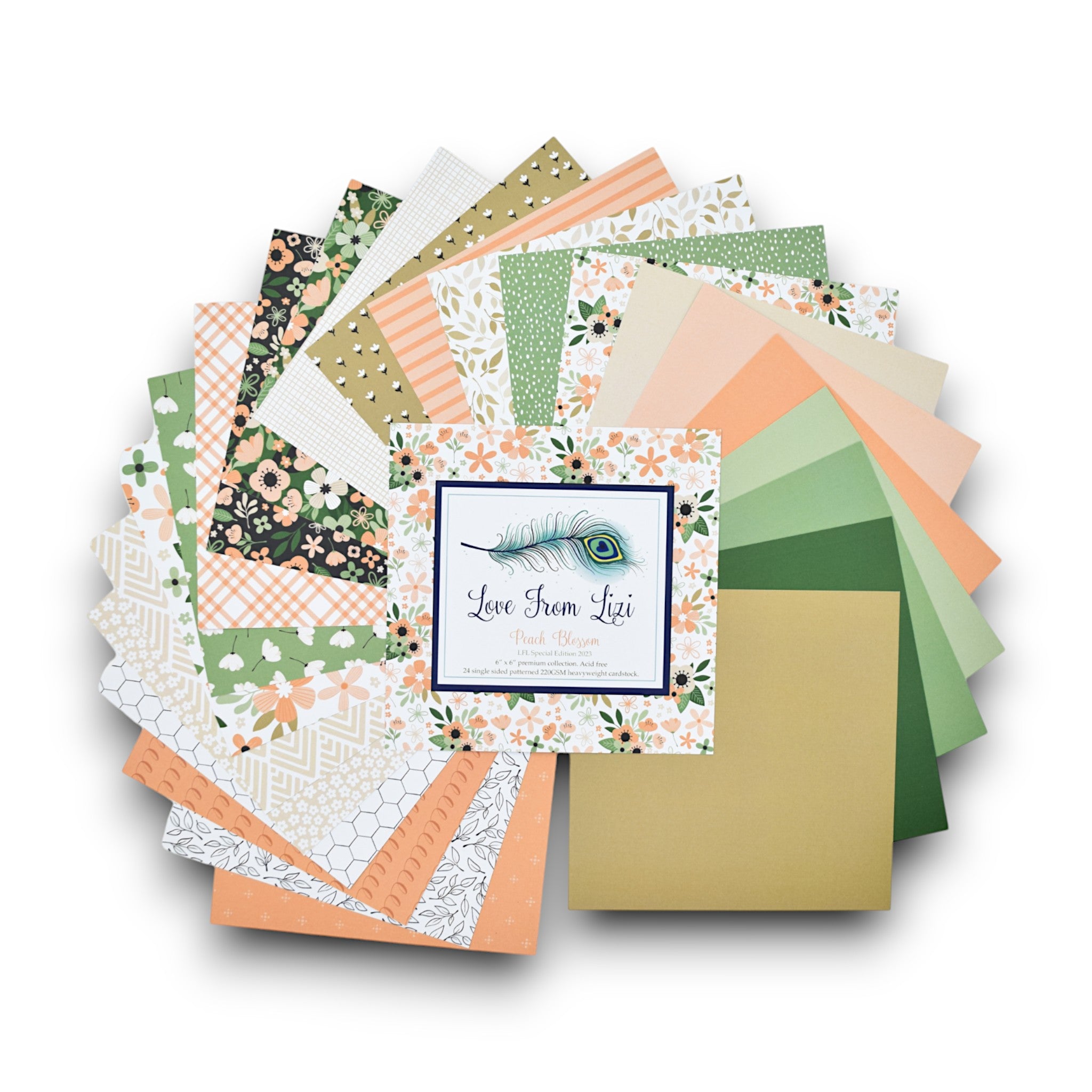 Peach Blossom - 6x6 Patterned Paper Pack